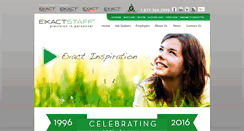 Desktop Screenshot of exactstaff.com